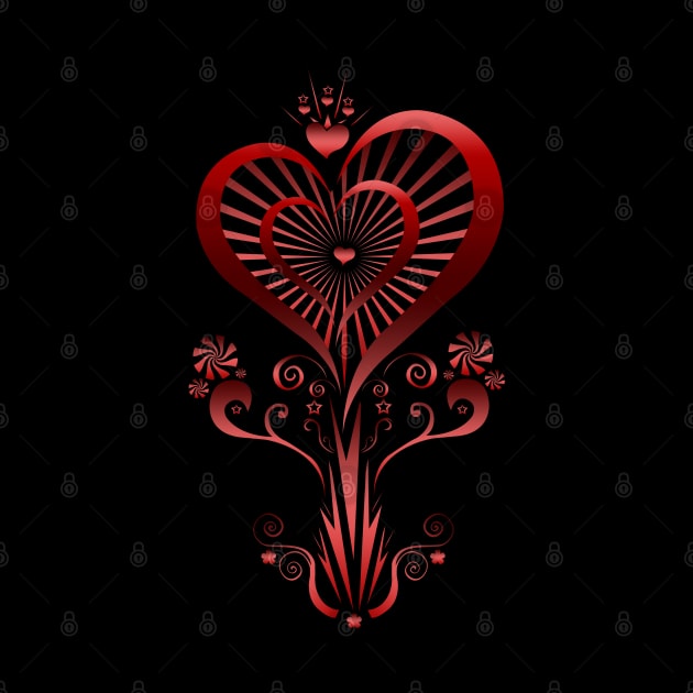 Heart Flower by adamzworld