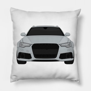 rs6 grey Pillow