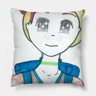 Manga Girl Pillow