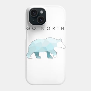 Go North - Polar bear (light) Phone Case