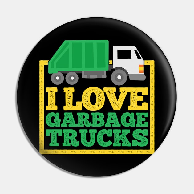 Garbage Truck Pin by CreativeGiftShop