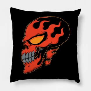 flame face Pillow