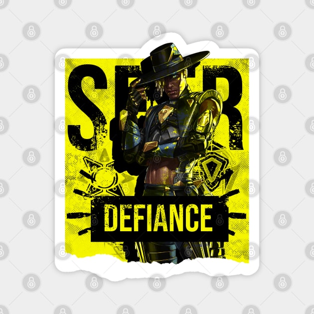 Apex Legends Seer Defiance Magnet by LucioDarkTees