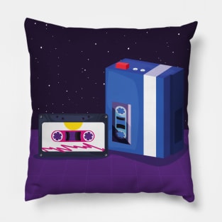 Cassette Tape Player Pillow