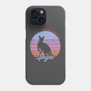 Retro Sphynx Cat Phone Case