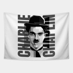 Charlie Chaplin Vintage Pop Art Tapestry