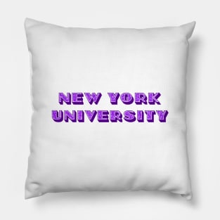 New York glitter lettering Pillow