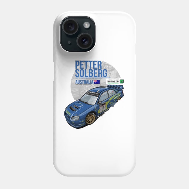 Petter Solberg 2003 Australia Phone Case by stevenmsparks