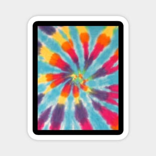 Spiral Tie Dye pattern Magnet