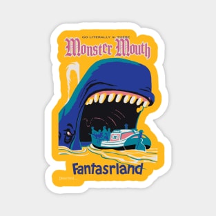 MONSTER MOUTH - DISNERLAND PARODY Magnet