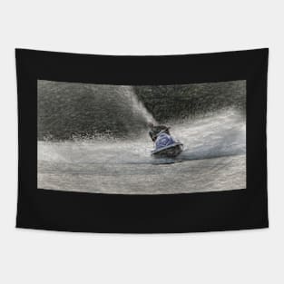 Speed and Spray Tapestry