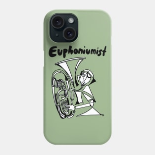 Euphoniumist (Female) by Pollux Phone Case