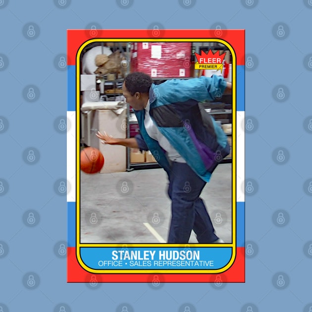 Stanley Hudson '86 Fleer RC by ParaholiX