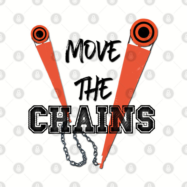 Move the Chains Football Pin TeePublic