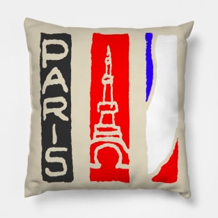 Paris Eiffel-tower French Design Pillow