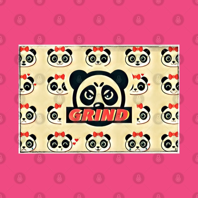 GRIND FEMALE PANDA LOGO by Digz