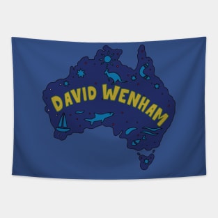 AUSSIE MAP DAVID WENHAM Tapestry