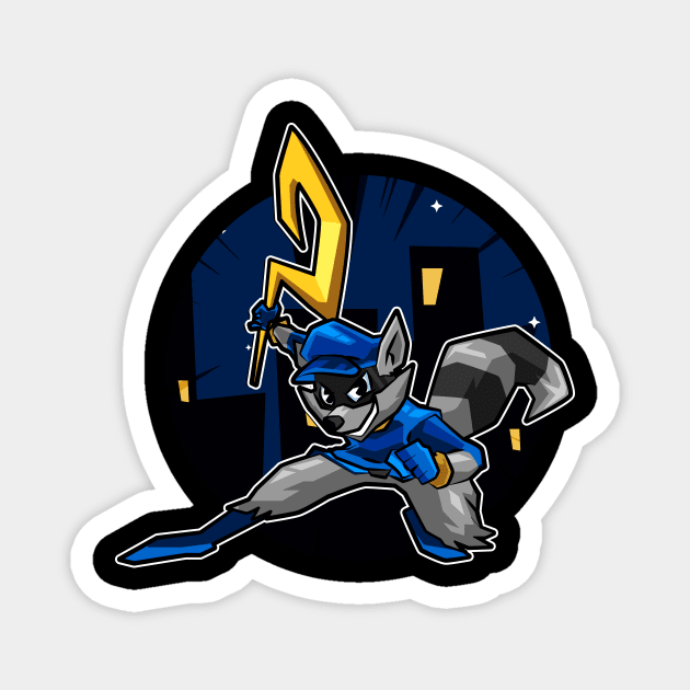 Sly Cooper Magnet by lolo_aburto