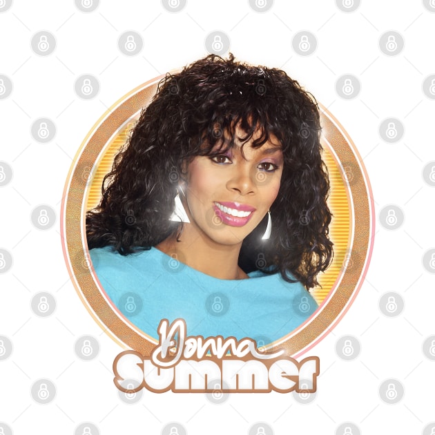 Donna Summer -- Retro Style Fan Art Design by DankFutura