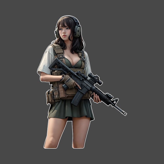 Tactical Girl by Rawlifegraphic