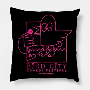 Logo #2 in Hot Pink Pillow