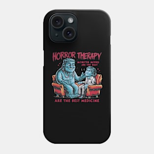 Horror Movie Therapy Halloween Fans Costume Movies Created Phone Case