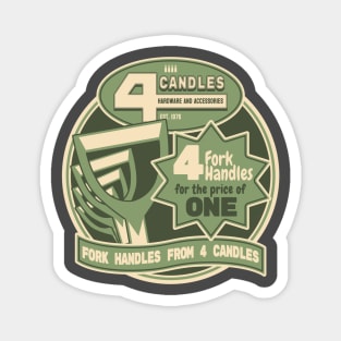 Fork Handles from Four Candles Magnet