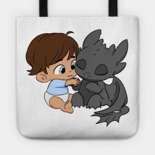 BFF dragon, how to train your dragon, baby boy, baby dragon, my first birthday Tote