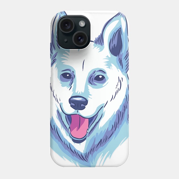 White German Shepherd Unisex T-Shirt , Shepherd Mom Shirt , Shepherd Dad Shirt Tee and Top #9094 Phone Case by Printroof