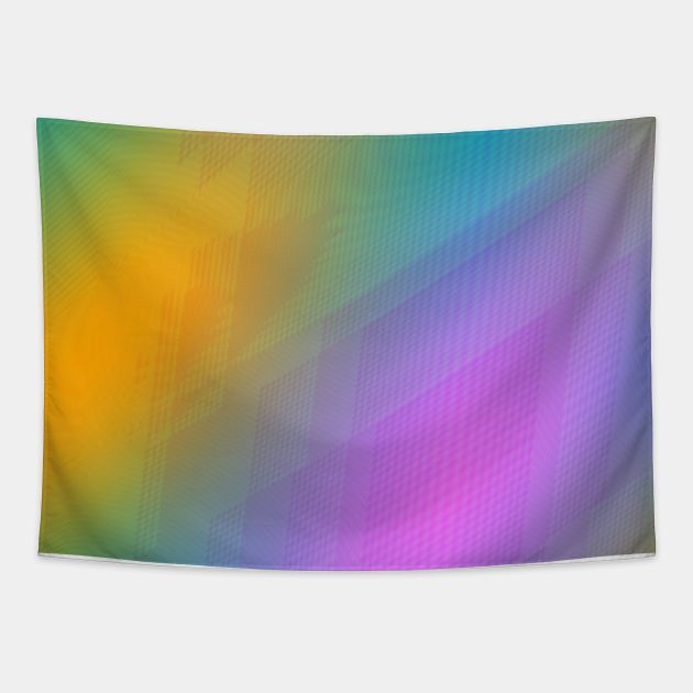 blue green orange abstract texture background pattern Tapestry by Artistic_st