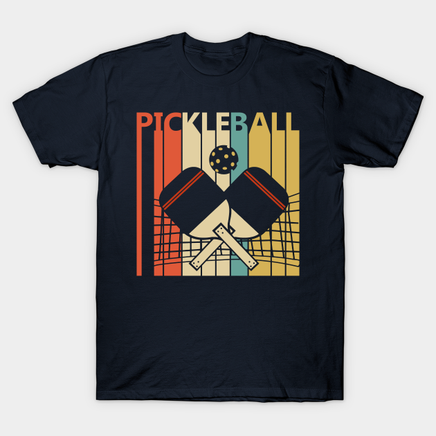 Vintage Retro Pickleball - Pickleball - T-Shirt