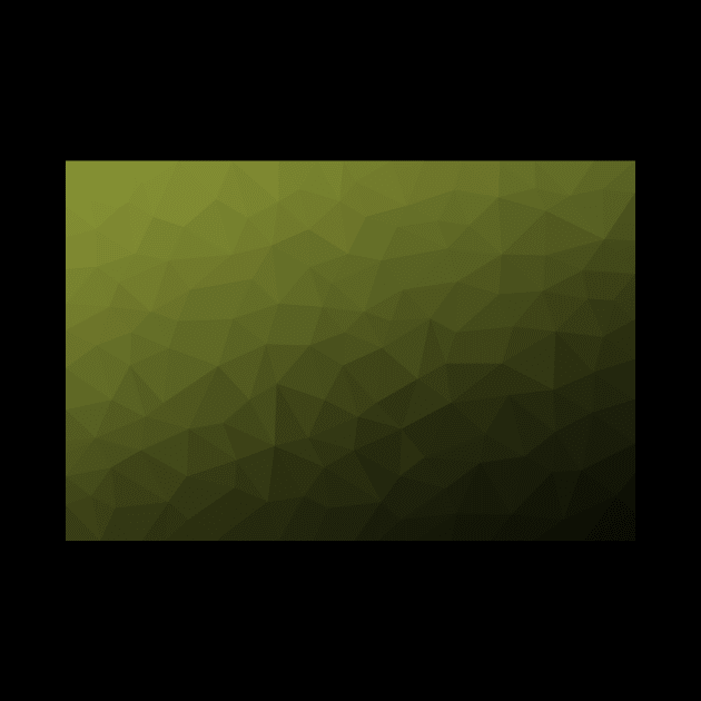 Army green gradient geometric mesh pattern triangles ombre by PLdesign