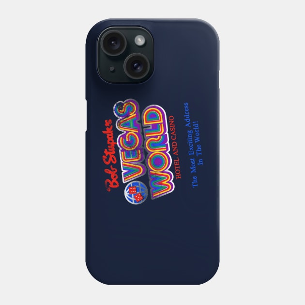 Vintage Vegas World Hotel and Casino Phone Case by StudioPM71