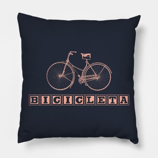 Bicycle Pillow by camojeda89@gmail.com