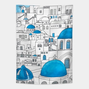 Santorini Tapestry