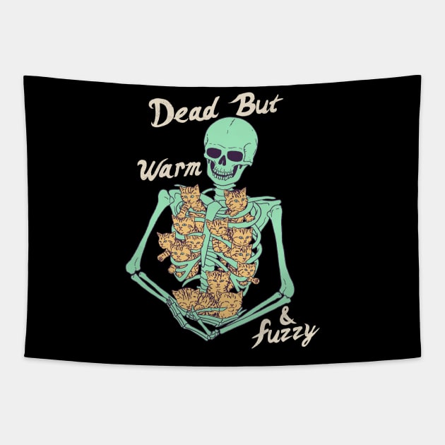 Dead But Warm & Fuzzy Tapestry by Hillary White Rabbit