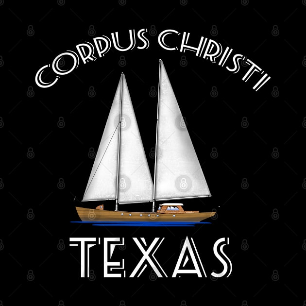 Corpus Christi Texas Sailing by macdonaldcreativestudios