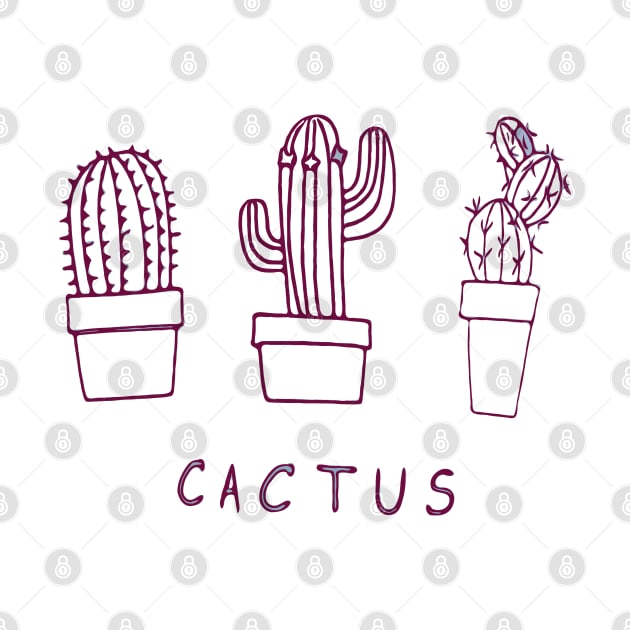 Cactus friends by Birdbox