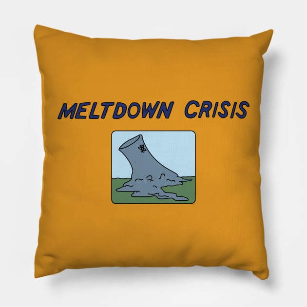 Nuclear Meltdown Crisis Pillow by saintpetty