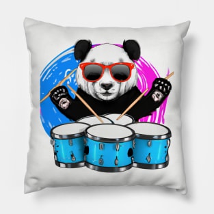 Panda Drummer Pillow