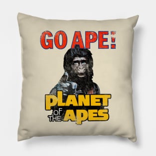 Planet of the Apes - Go Ape, distressed Pillow