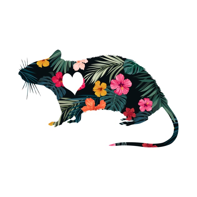 Flower Rat by Psitta