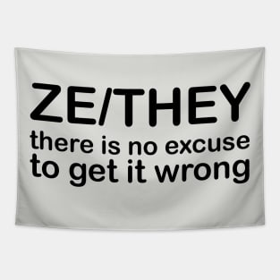 Pronouns: ZE/THEY - there is no excuse to get it wrong Tapestry