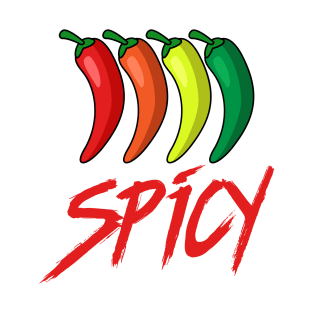 Spicy Hot Peppers Spicy Food Lover T-Shirt