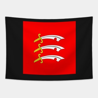 Essex County Flag - Three Saxon Seaxes of Red Field Tapestry