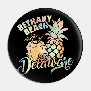 Bethany Beach Delaware Summer Vacation Shirt Pin