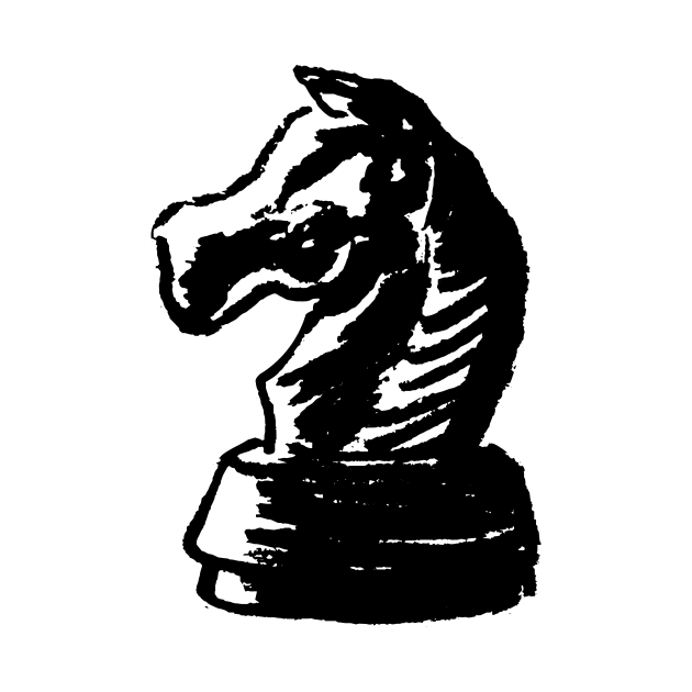 Black Chess Horse by Very Simple Graph