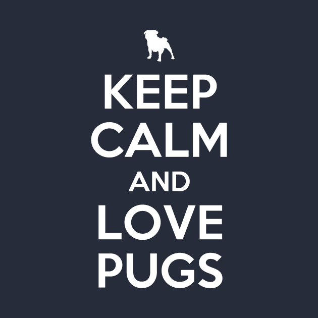 Keep Calm And Love Pugs Descriptions: Keep Calm And Love Pugs by veerkun