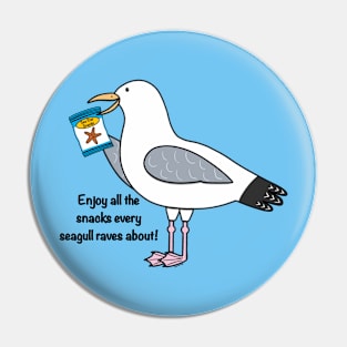 Seagull Food Ad Pin