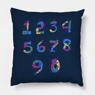 Numbers 1-9 Pillow